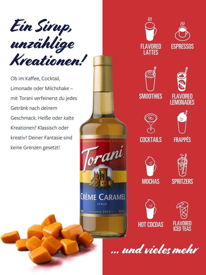 Torani Crème Caramel Syrup - 750ml - Image 3